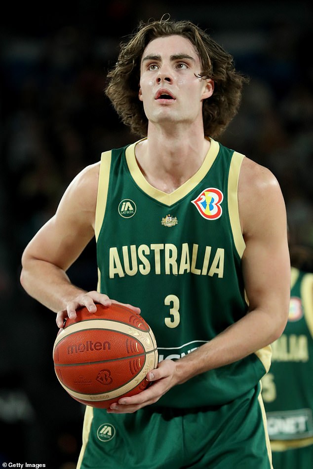 Prijavljeno je da su se neki GWS igrači također odjenuli kao NBA zvijezda Josh Giddey (na slici)