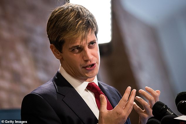 In August West's former chief of staff Yiannopoulos, 39, claimed that West is addicted to nitrous oxide or 'laughing gas' - Pictured in 2017 in NYC