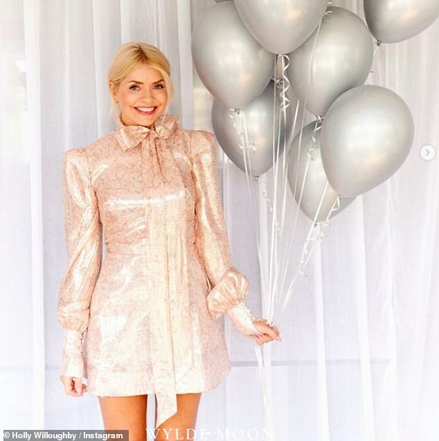 Holly recently ignored Phillip Schofield's recent 'swipe' as she posed in stunning leggy new snaps