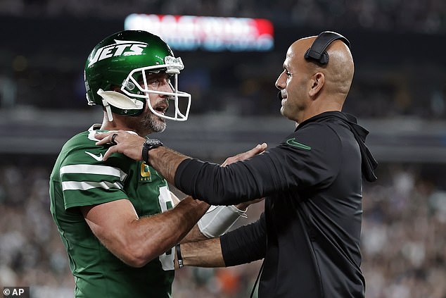 Činilo se da su Rodgers i Saleh imali napet trenutak u 3. tjednu, ali Rodgers je to umanjio