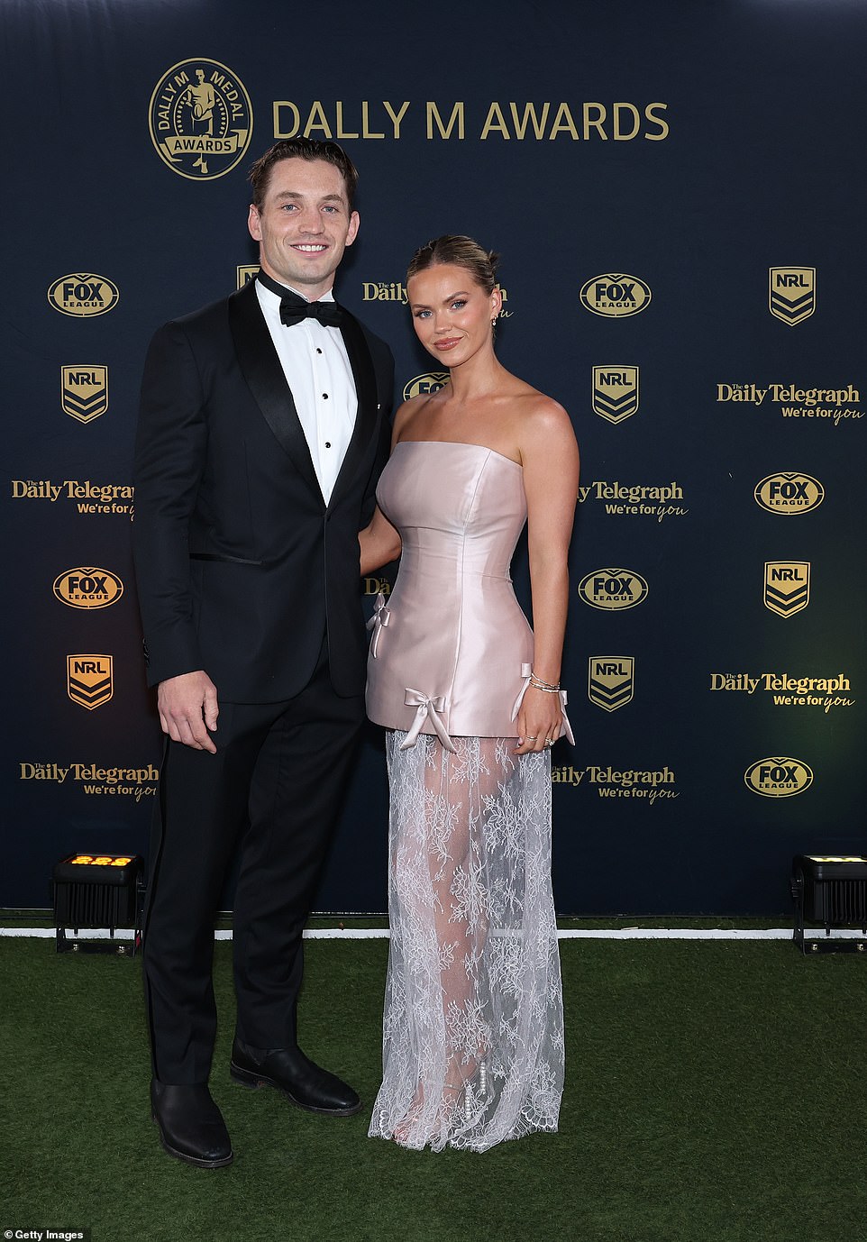 South Sydney Rabbitohs captain Cameron Murray and his fiancé Miranda Cross