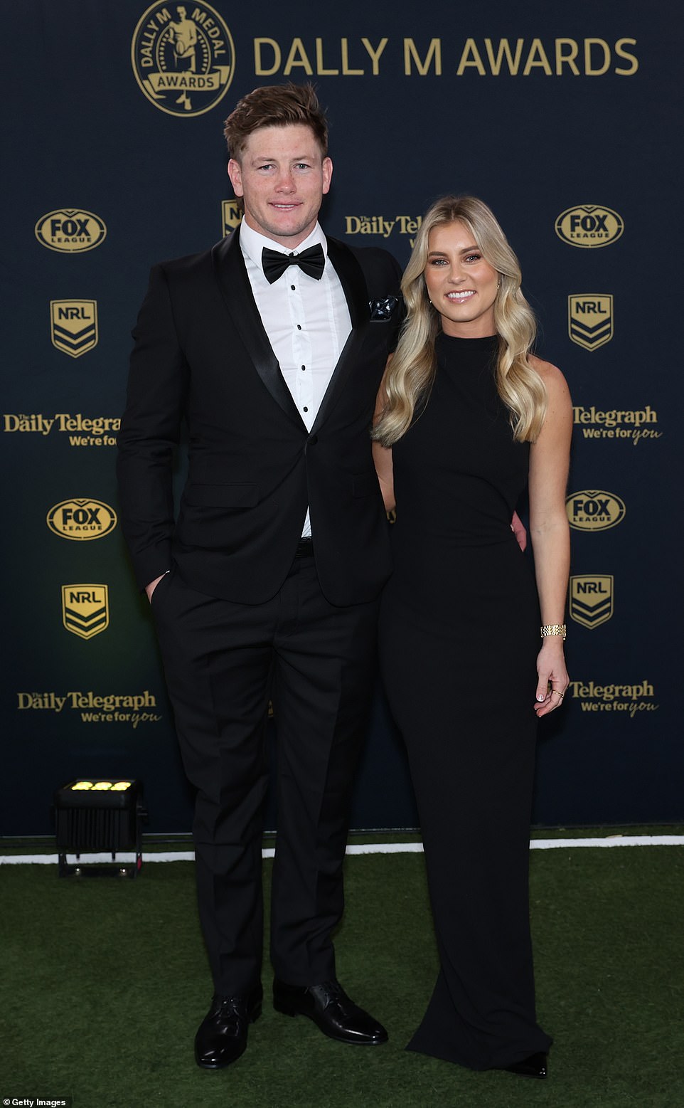 Pictured: Harry Grant of the Melbourne Storm and his girlfriend Brooke Loiero