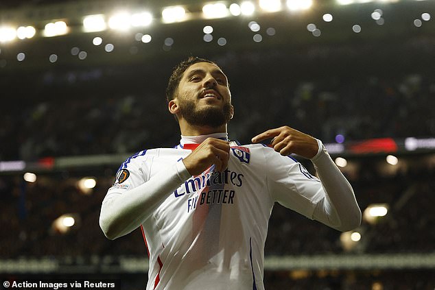 Krilni igrač Lyona Rayan Cherki bio je dio blistave napadačke jedinice koja je razbila Rangerse.