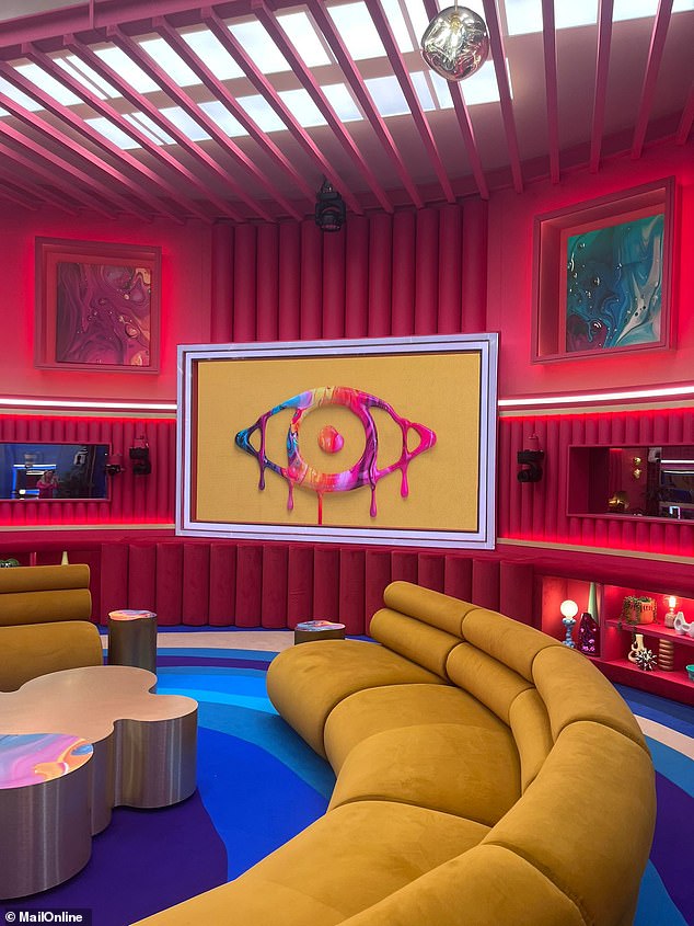 As per instructions, I entered via the diary room and got to see a sneak peek of the brand new chair, which is being kept top secret until Saturday - and in my opinion, it's the best one yet (living room pictured)