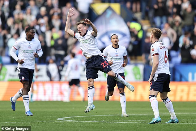 Bolton je morao doći nakon zaostatka 2-0 da bi remizirao 2-2 protiv Shrewsburyja koji se bore za Ligu 1