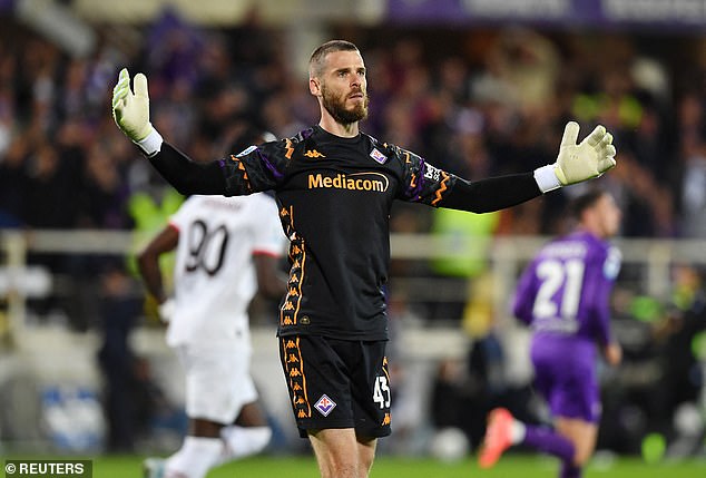 David de Gea odigrao je ključnu ulogu u pobjedi Fiorentine od 2-1 protiv Milana u Serie A