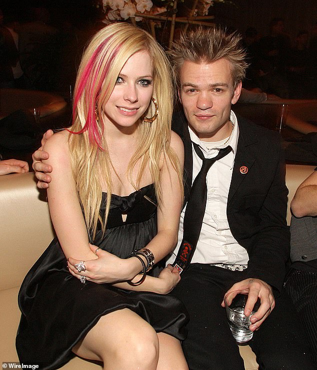 The In Too Deep hitmaker said he never told anyone - not even his bandmates - about the alleged sexual abuse, but did tell ex Avril Lavigne during their four year marriage from 2006-2010 - pictured 2007