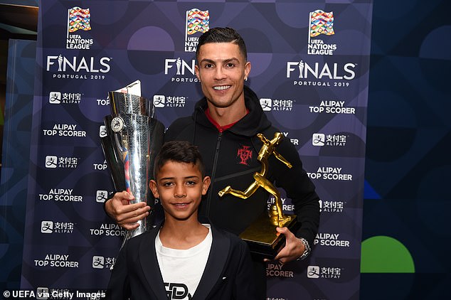 Ronaldovo najstarije dijete bilo je uz njega u najvećim trenucima njegove fantastične karijere
