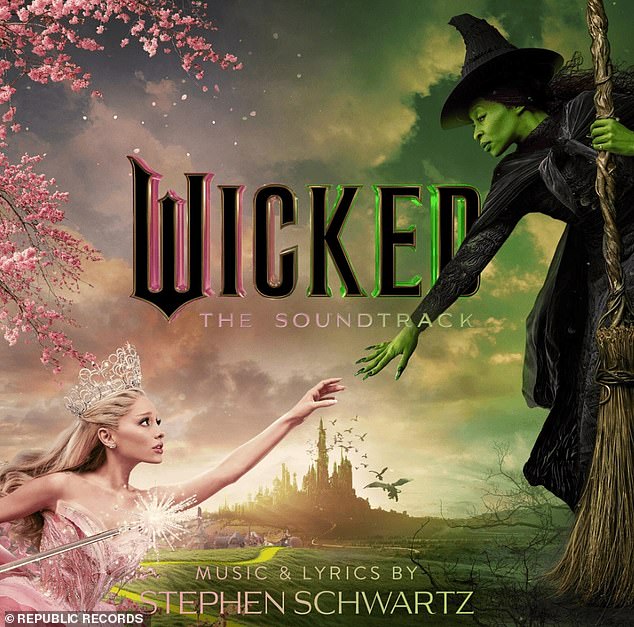 Obožavatelji također mogu unaprijed naručiti Wicked: The Soundtrack, koji sadrži svih 11 pjesama iz prvog čina, u srijedu prije službenog izlaska 22. studenog