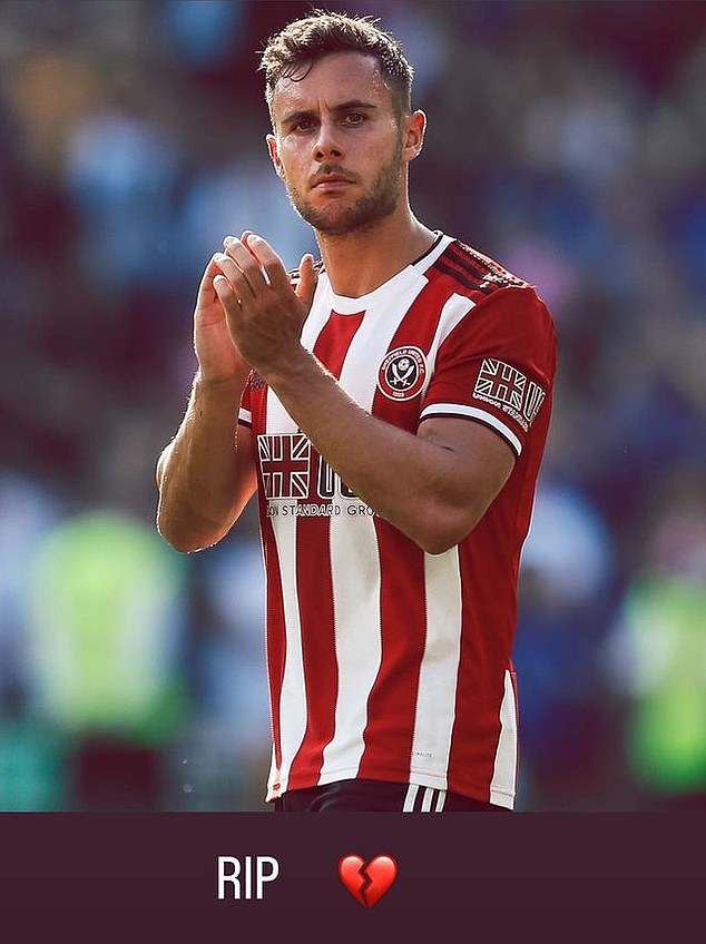 Među prvima je reagirao engleski branič Harry Maguire koji je na Instagramu napisao 'RIP'