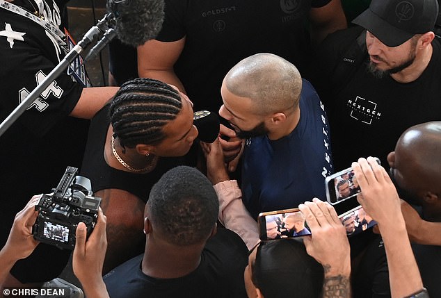 Conor Benn (lijevo) i Chris Eubank Jnr sukobili su se u ratu riječima u petak ujutro