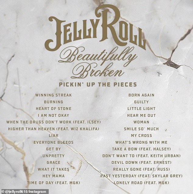 Deluxe verzija Jelly Rollovog albuma Beautifully Broken ima pet dodatnih pjesama