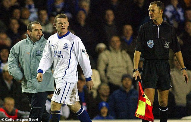 Rooney je isključen zbog tučnjave tijekom utakmice do 14 godina kada je bio u Evertonu