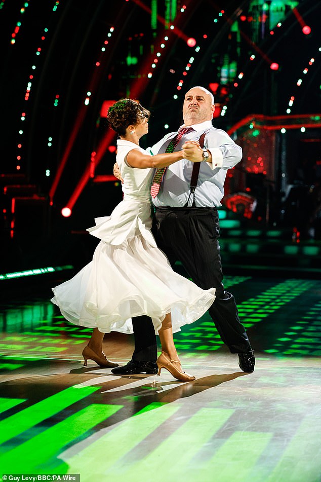 The couple have appeared to be getting on brilliantly during training and were third on the leaderboard with their sensational Tango for week four