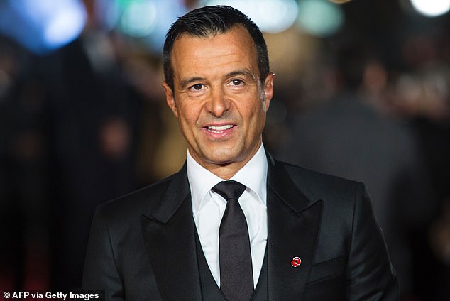 Hugo Viana is known to have a close relationship with super agent Jorge Mendes (above)
