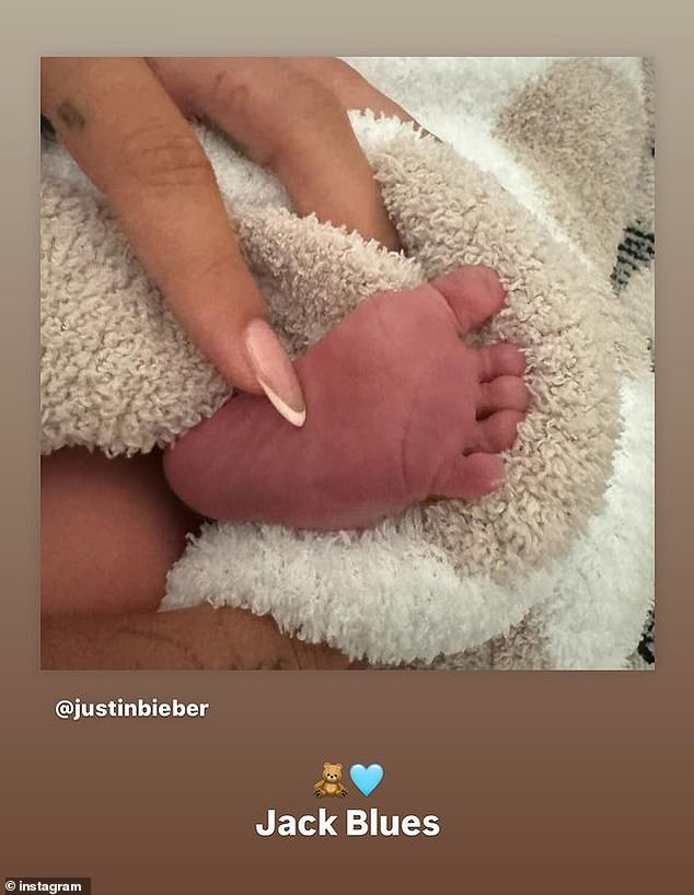 U kolovozu su Hailey i Justin dobili svoje prvo dijete, sina Jacka Bluesa, a njegov djed Stephen bio je ponosan na novorođenče opisujući ga kao ¿nevjerojatno slatkog¿