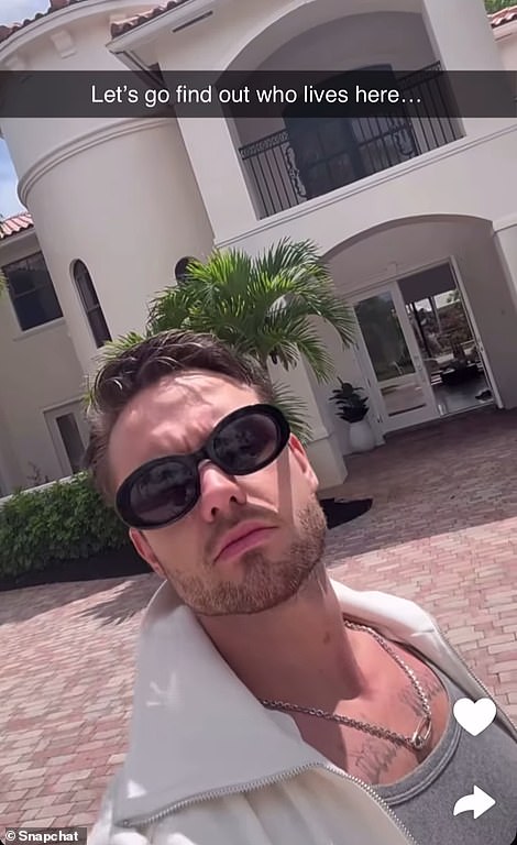 The singer gave fans and followers a tongue-in-cheek tour of the sprawling 4,683 sqft property in a Snapchat video mocking the format of TV's Lifestyles of the Rich and Famous