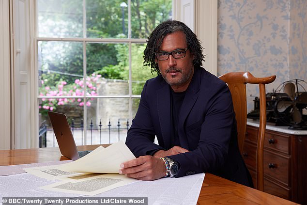 David Olusoga u blagovaonici Grosvenor Mount Housea. 'Kuća kroz vrijeme: Dva grada u ratu još nije stvarno krenula. Unatoč uvodnom obećanju da će nam pokazati Drugi svjetski rat s obje strane, nemamo dalje od 1938.