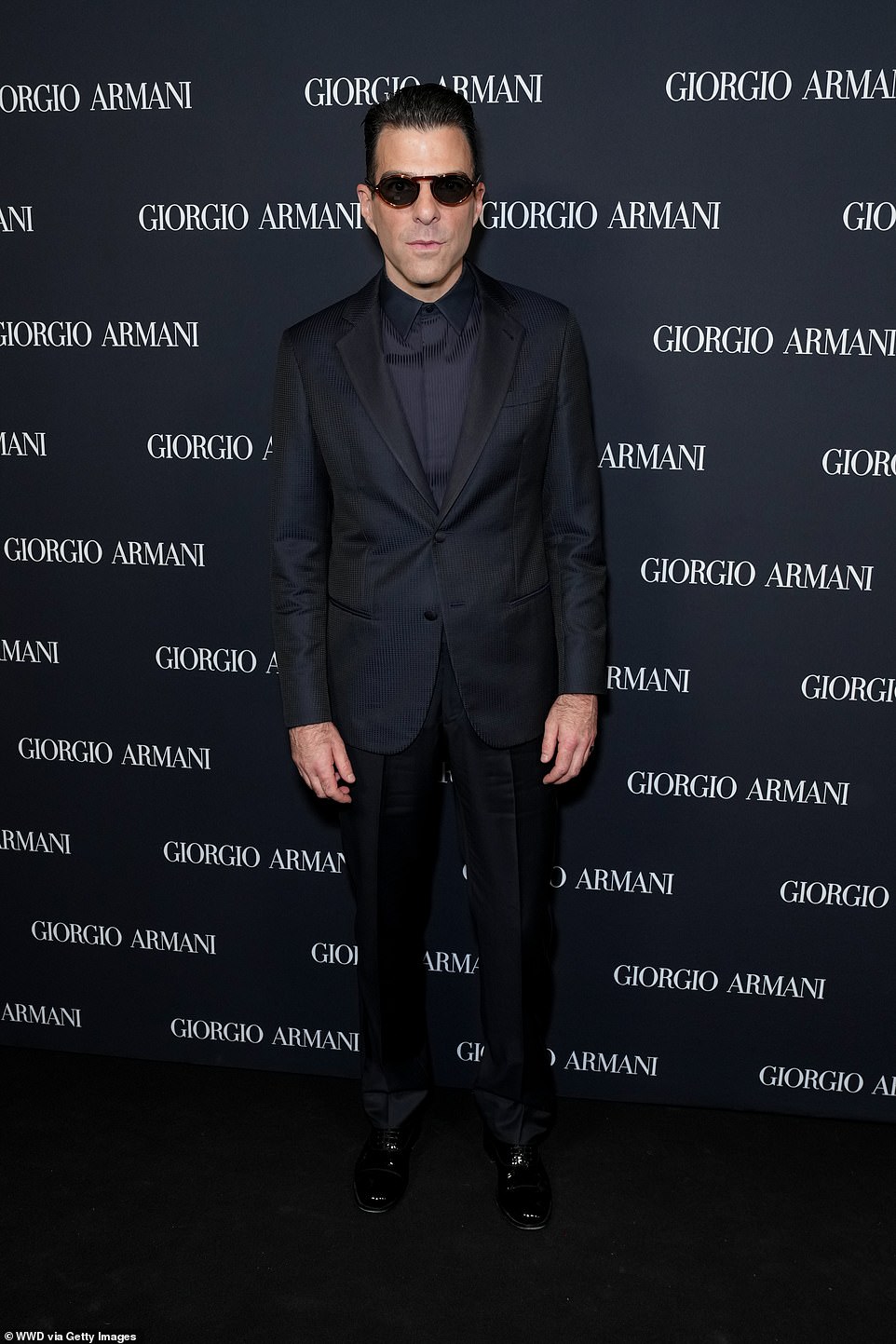 Rocking chic shades, Zachary Quinto suited up for the star-studded occasion in NYC