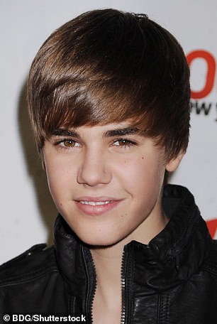 Justin Bieber je na slici 2010