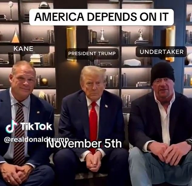 Donald Trump označio je WWE legende Undertakera i Kanea uoči izbora