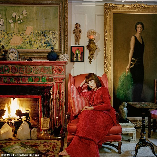 Gloria Vanderbilt kod kuće, Beekman Place, New York, 2011