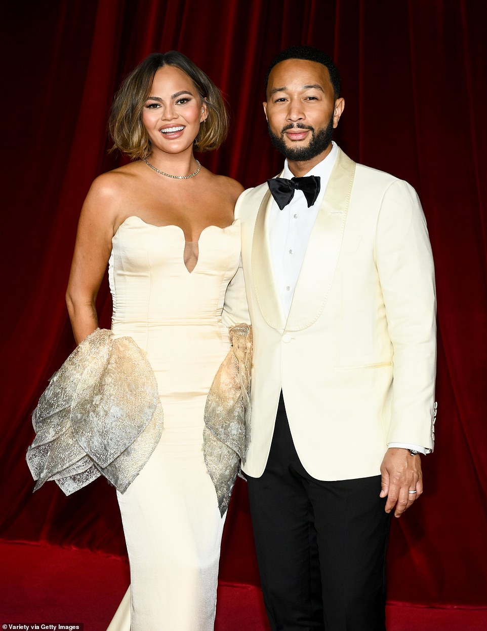 Chrissy Teigen and John Legend were also among the stars at the extravagant event