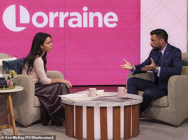 When asked on Lorraine, which was hosted by Christine Lampard on Tuesday, if he would want to say sorry to Amanda if he was in a room with her now, Giovanni said: 'I think we would have a nice cup of tea'