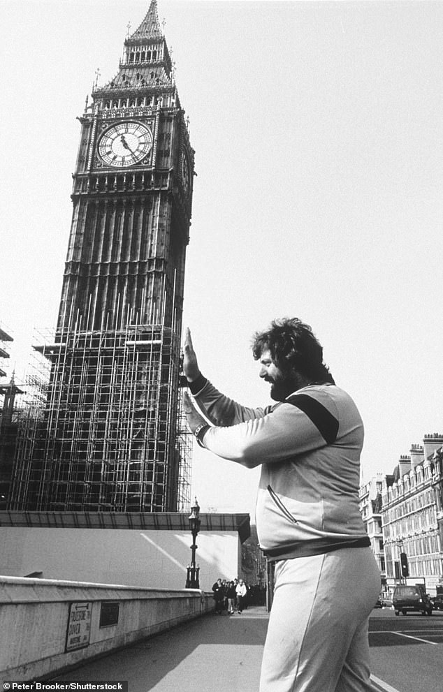 Capes holding up Big Ben in London