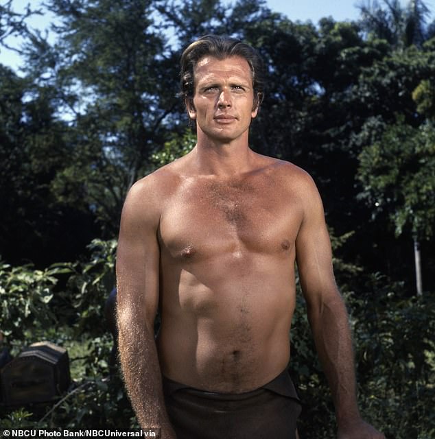 Ely (pictured in 1966) helped form the image of the shirtless, loincloth-wearing character Tarzan, further immortalized by Disney