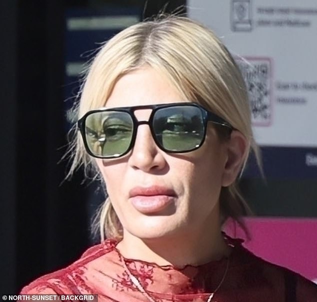 Tori Spelling, 51, debuted a plump pout as she sparked new surgery rumors during an errand run in Woodland Hills, California on Wednesday