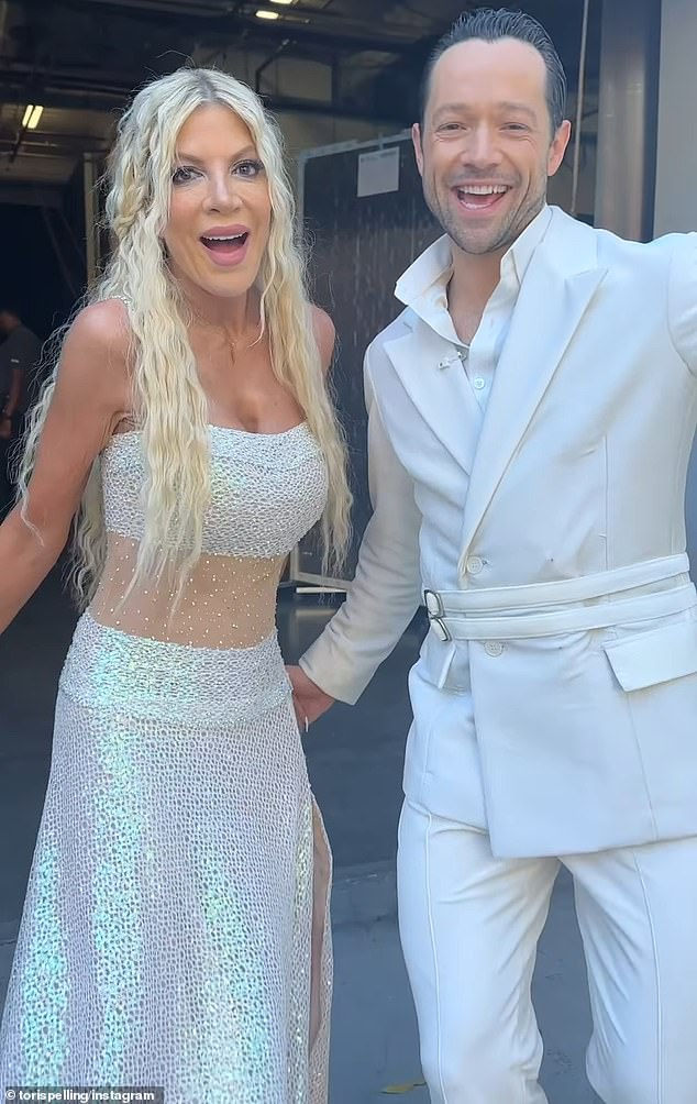Late last month, Tori - who was paired with pro dancer Pasha Pashkov - was eliminated from DWTS