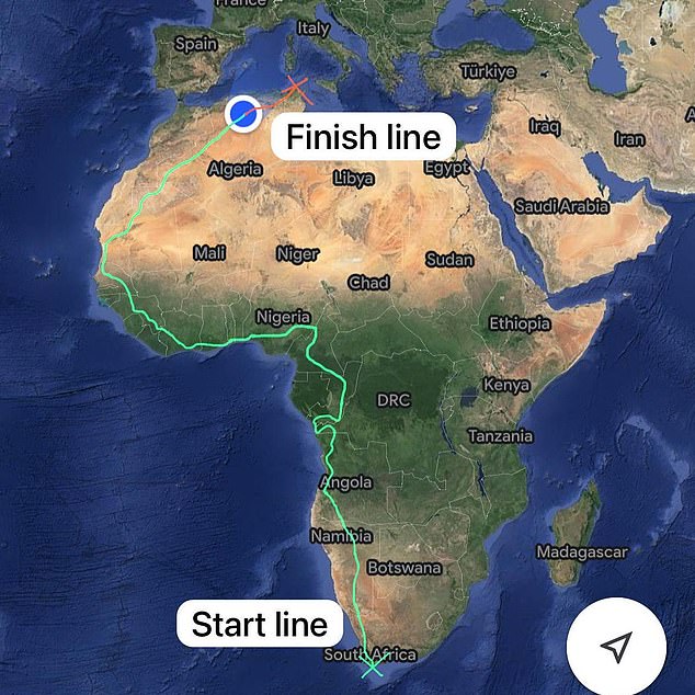 The colossal expedition to run from one end of the continent to the other