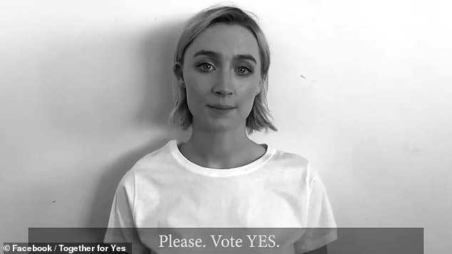 Saoirse je bila iskrena o svojim feminističkim uvjerenjima uoči irskog referenduma o pobačaju 2018. kada se pojavila u videu za nacionalnu kampanju za uklanjanje osmog amandmana