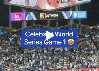 Chris Pratt i njegov rijetko viđeni sin Jack, 12, divljaju od uzbuđenja na utakmici Dodgers-Yankees World Series