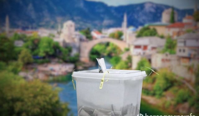 EVO KAKO SU GLASALI DIJELOVI MOSTARA Jug pripada hrvatskim strankama, ‘Grade moj’ pomrsio rezultate Trojki i SDA