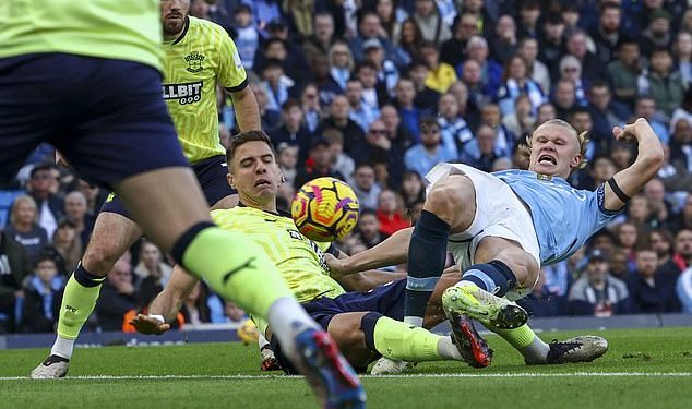 Erling Haaland natjerao je obožavatelje da se OPET čude jer ‘nezaustavljiva’ zvijezda Man Cityja postiže ‘nemogući’ gol nadmašivši napadača kojeg je trebao zamijeniti u 143 utakmice manje protiv Southamptona