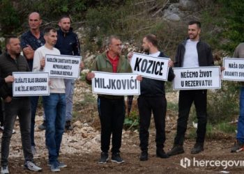 FOTO/VIDEO PORUKA IZ MILJKOVIĆA ‘Neka investitor makne bagere iz našeg prostora’