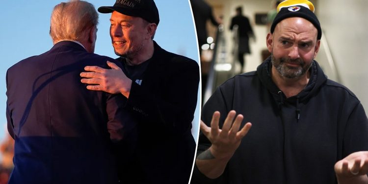 Fetterman je uputio upozorenje demokratima nakon što je Elon stao za Trumpa u Pennsylvaniji