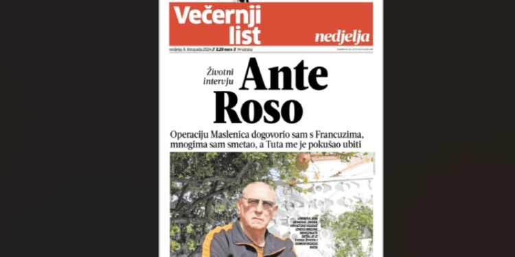 GENERAL ANTE ROSO: Već sedam godina borim se s rakom pluća. Bez Božje pomoći ne bi me bilo