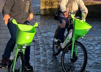 Is this Miranda Hart’s new husband? Comedian enjoys bike ride with mystery man – months before she secretly married building surveyor (who she met when he removed mould from her home)