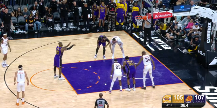 NBA, Phoenix-Lakers 109-105: najvažniji događaji