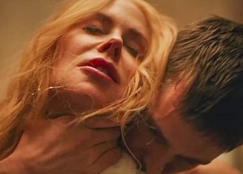 Nicole Kidman, 57, igra se sa zvijezdom Beetlejuicea, Harrisom Dickinsonom, 28, u ‘oslobađajućoj’ aferi dok on zahtijeva od nje da ‘klekne’ u VRLO burnom prvom traileru za Babygirl