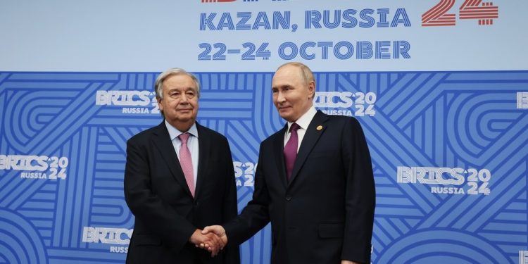 Putin održao privatni sastanak sa šefom UN-a — RT Rusija i bivši Sovjetski Savez