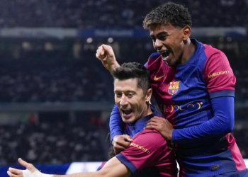 Real Madrid-Barcellona 0-4: golovi Lewandowski (2), Yamal e Raphinha