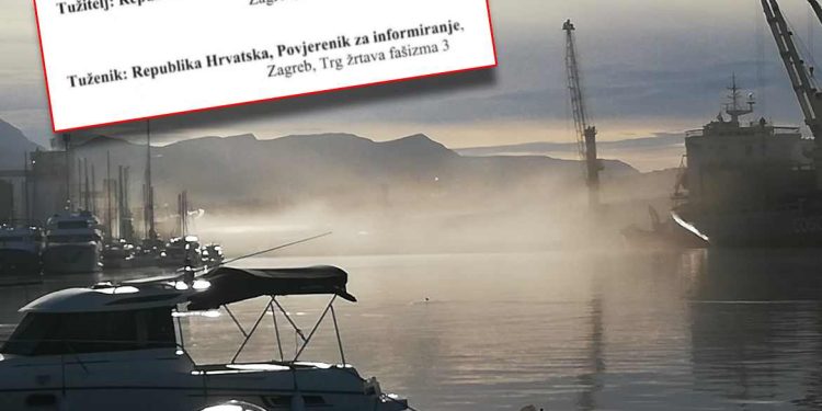 SULUDI APSURD Država tuži državu, kako bi spriječili da građani saznaju tko truje more, zrak i tlo u splitskoj sjevernoj luci!