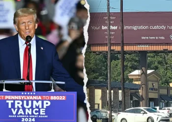 ‘Silazi’: Trump obećava da će demontirati jumbo plakate koji potiču prava ilegalnih imigranata ako pobijedi