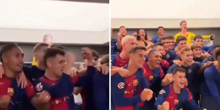 Szczesny puši u svlačionici nakon pobjede u Clasicu