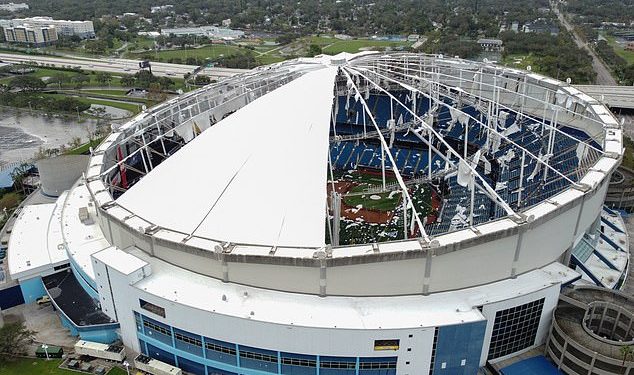 Tampa Bay Rays kaže kako će uragan Milton oštetiti Tropicana Field trebati ‘tjednima’ da se procijeni dok oporavak od oluje počne