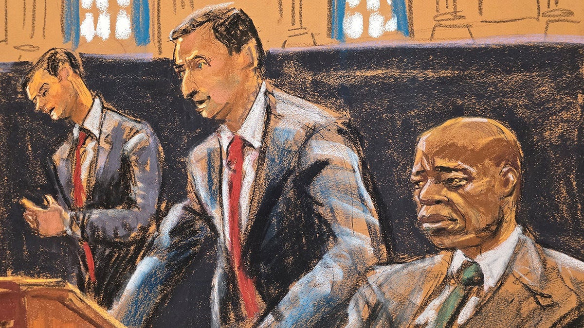 Gradonačelnik New Yorka Eric Adams sjedi pred federalnim sudom